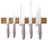 BerlingerHaus Set de cuchillos con tira magnética de madera de acacia taupe - 6 piezas - Cuchillo de chef, cuchillo de pan, cuchillo santoku, cuchillo de oficina y cuchillo pelador