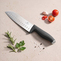 BerlingerHaus Bloque de Cuchillos Mate Antracita 6 Piezas - Cuchillo de Chef, Cuchillo de Pan, Santoku, Cuchillo de Oficina y Cuchillo Pelador