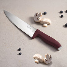 BerlingerHaus Bloque de cuchillos Mate Burdeos 10 piezas - Cuchillo de chef, Cuchillo de pan, Cuchillo Santoku, Cuchillo de oficina, Cuchillo pelador y 4 cuchillos de steak