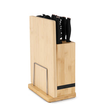 BerlingerHaus Bloque de Cuchillos con Set de Utensilios de Cocina & Tabla de Cortar Negro Roségold - 12 piezas