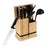 BerlingerHaus Bloque de Cuchillos con Set de Utensilios de Cocina & Tabla de Cortar Negro Roségold - 12 piezas