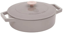 BerlingerHaus Sartén / Sartén Taupe - Hierro fundido - ø 26 cm - apta para todas las fuentes de calor - revestimiento antiadherente esmaltado