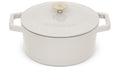 BerlingerHaus Cacerola Mate Crème - Hierro Fundido - ø 24 cm - apta para todas las fuentes de calor - capa antiadherente esmaltada