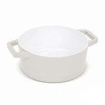 BerlingerHaus Cacerola Mate Crème - Hierro Fundido - ø 24 cm - apta para todas las fuentes de calor - capa antiadherente esmaltada