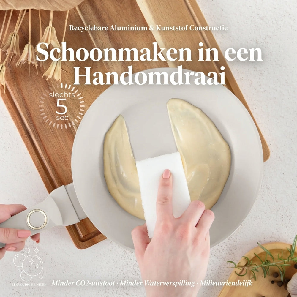 BerlingerHaus Sartén Mate Crema ø 20 cm - apta para todas las fuentes de calor - capa antiadherente estándar