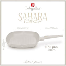 BerlingerHaus Sartén parrilla Mat Crème 28 x 28 cm - apta para todas las fuentes de calor - revestimiento antiadherente estándar