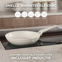 BerlingerHaus Sartén Mate Crema ø 20 cm - apta para todas las fuentes de calor - capa antiadherente estándar