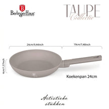 BerlingerHaus Sartén Taupe ø 24 cm - apta para todas las fuentes de calor - revestimiento antiadherente estándar