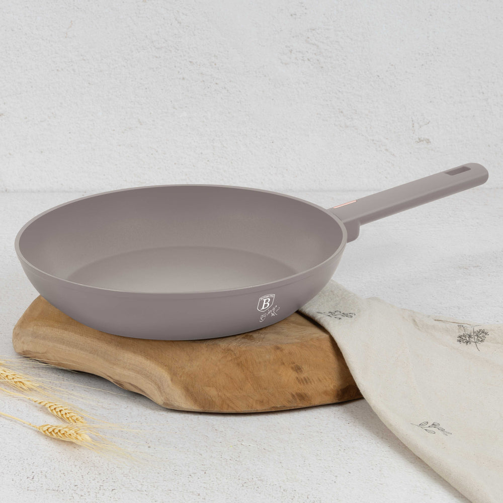 BerlingerHaus Sartén Taupe ø 28 cm - adecuada para todas las fuentes de calor - revestimiento antiadherente estándar