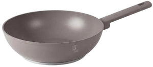 BerlingerHaus Wok Taupe ø 28 cm - apta para todas las fuentes de calor - revestimiento antiadherente estándar