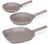 BerlingerHaus Set de Sarten Taupe 3 Piezas - Sartén ø 20 & 24 cm, Parrilla 28 cm - Apta para todas las fuentes de calor