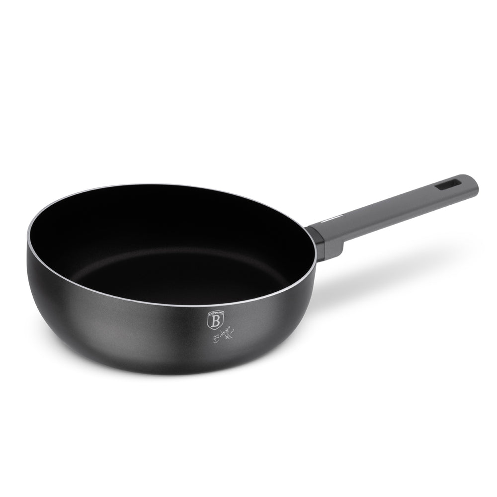 BerlingerHaus Sartén Mate Antracita ø 26 cm - apta para todas las fuentes de calor - revestimiento antiadherente estándar