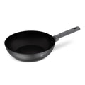 BerlingerHaus Wokpan Matte Antraciet ø 28 cm - adecuado para todas las fuentes de calor - revestimiento antiadherente estándar