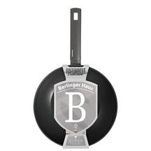 BerlingerHaus Wokpan Matte Antraciet ø 28 cm - adecuado para todas las fuentes de calor - revestimiento antiadherente estándar
