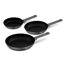 BerlingerHaus Set de Sartenes Mate Antracita 3 Piezas - ø 20, 24 & 28 cm - apto para todas las fuentes de calor - recubrimiento antiadherente estándar