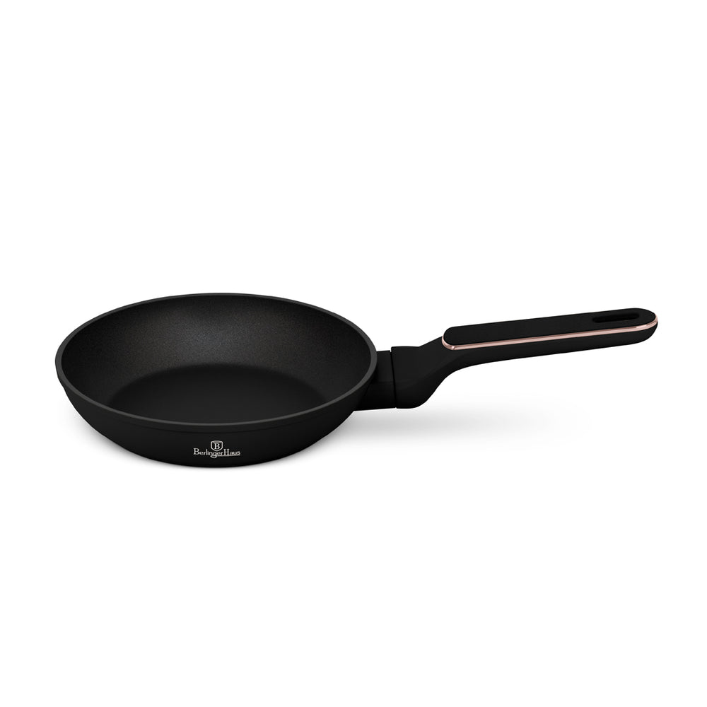 BerlingerHaus Sartén Negra Rosa Oro ø 20 cm - apta para todas las fuentes de calor - revestimiento antiadherente estándar