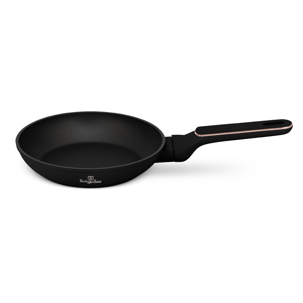 BerlingerHaus Sartén Negra Roségold ø 24 cm - apta para todas las fuentes de calor - recubrimiento antiadherente estándar