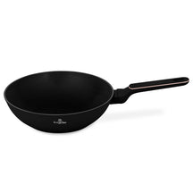 BerlingerHaus Wok Negro Rosado ø 28 cm - adecuado para todas las fuentes de calor - revestimiento antiadherente estándar