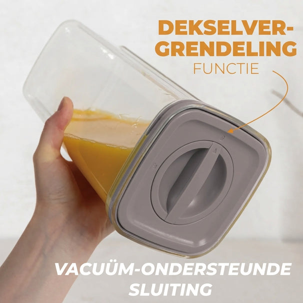 BerlingerHaus Set de tarros de almacenamiento Taupe 5 piezas