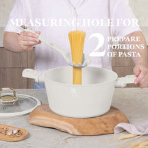 BerlingerHaus Set de Utensilios de Cocina con Soporte Mate Crema - Silicona - 6 piezas