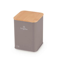 BerlingerHaus Panera con Botes de Almacenamiento Taupe - 4 piezas