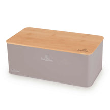 BerlingerHaus Panera con Botes de Almacenamiento Taupe - 4 piezas