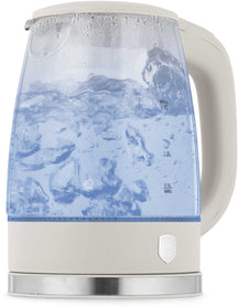BerlingerHaus Hervidor de Agua Cristal Mate Crema - 1.7 Litros - 2200W