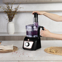 BerlingerHaus Procesador de Alimentos 8-en-1 Negro Rosado - 500W