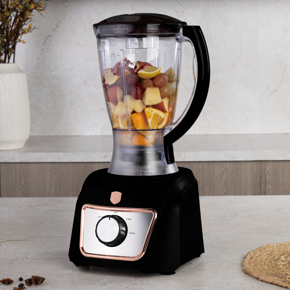 BerlingerHaus Procesador de Alimentos 8-en-1 Negro Rosado - 500W