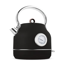BerlingerHaus Hervidor de Agua Negro Roségold - con Termómetro - 1.7 Litros - 2200W