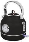 BerlingerHaus Hervidor de Agua Negro Roségold - con Termómetro - 1.7 Litros - 2200W