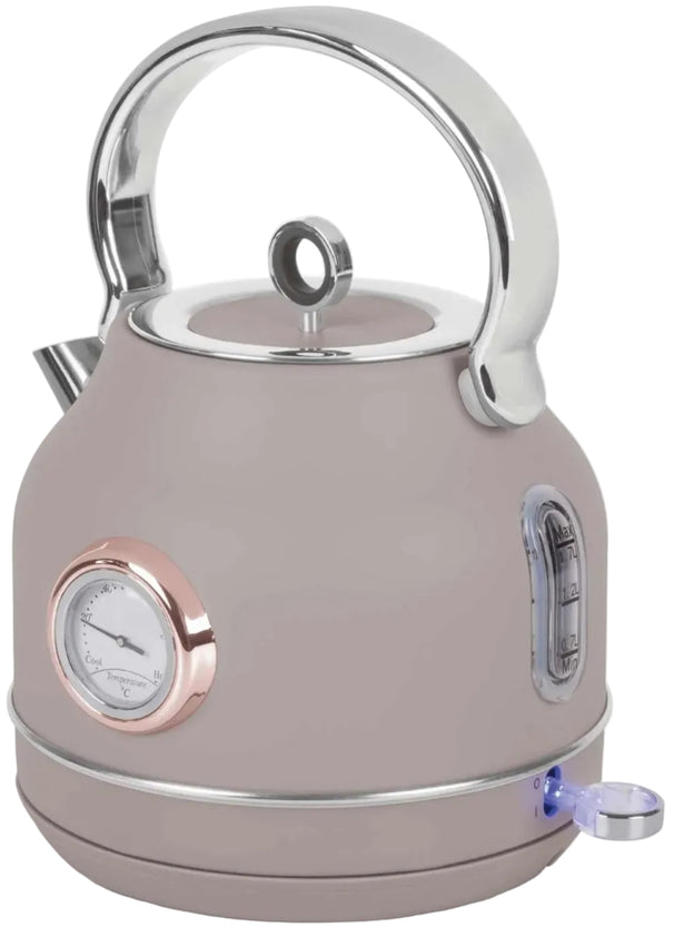 BerlingerHaus Hervidor Taupe - con Termómetro - 1.7 Litros - 2200W