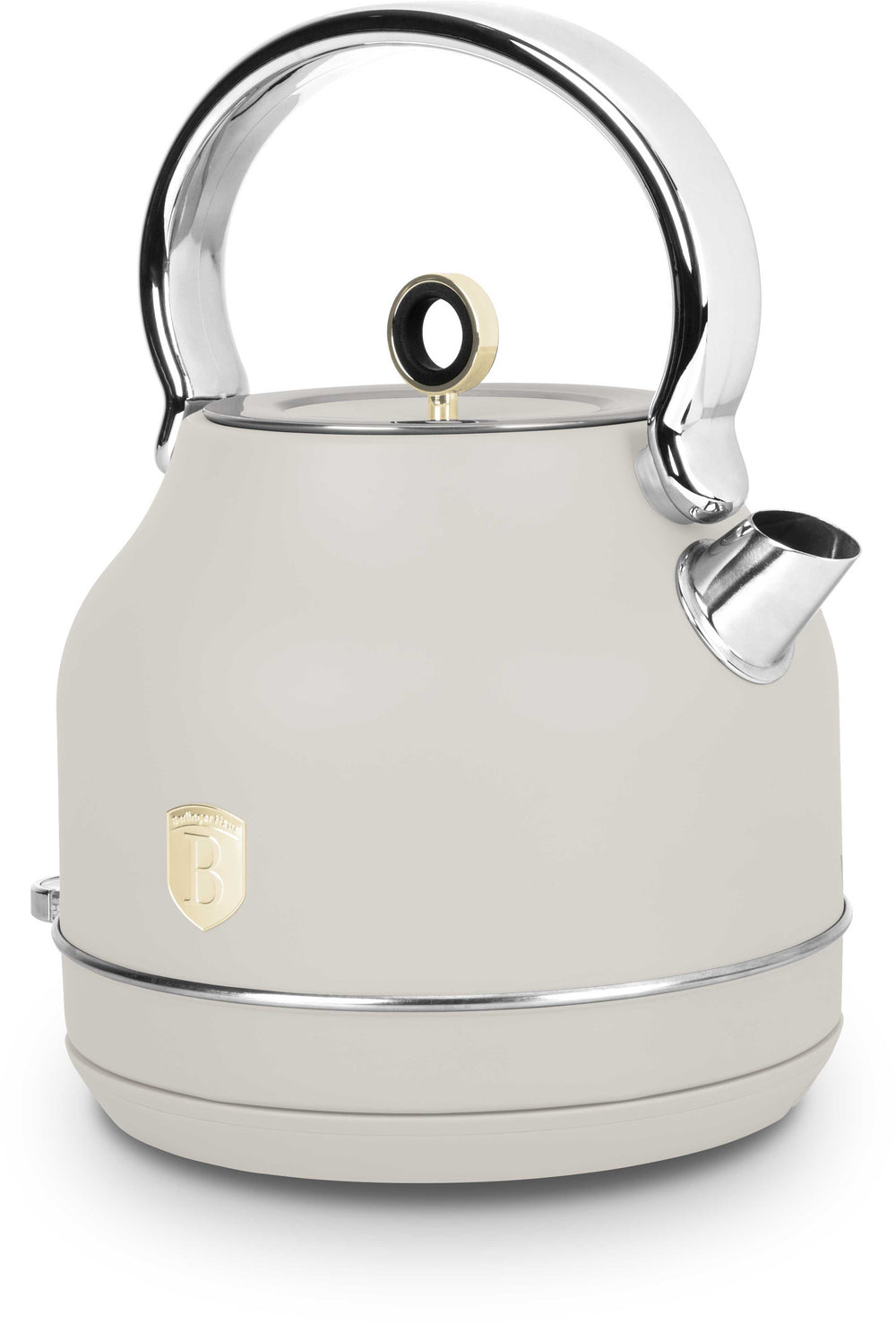 BerlingerHaus Hervidor de Agua Mate Crema - con Termómetro - 1.7 Litros - 2200W
