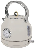 BerlingerHaus Hervidor de Agua Mate Crema - con Termómetro - 1.7 Litros - 2200W