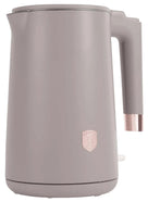 BerlingerHaus Hervidor de Agua Doble Pared Taupe - 1.7 Litros - 1800W