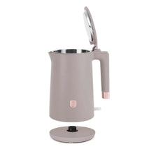 BerlingerHaus Hervidor de Agua Doble Pared Taupe - 1.7 Litros - 1800W