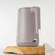 BerlingerHaus Hervidor de Agua Doble Pared Taupe - 1.7 Litros - 1800W