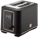 BerlingerHaus Tostadora Digital Negra Roségold - 2 Ranuras - 870W