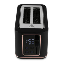 BerlingerHaus Tostadora Digital Negra Roségold - 2 Ranuras - 870W