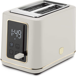BerlingerHaus Tostadora Digital Mate Crema - 2 Ranuras - 870W