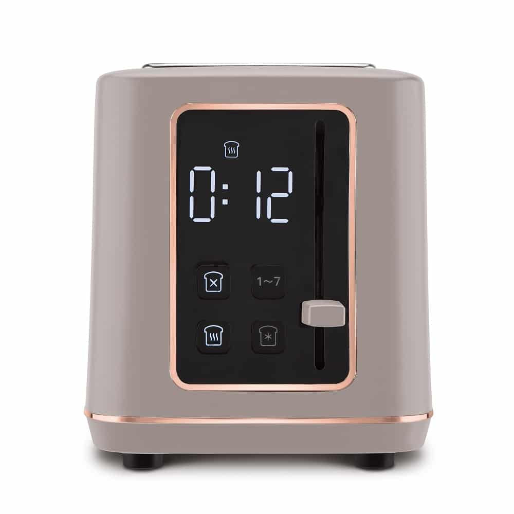 BerlingerHaus Tostadora Digital Taupe - 2 Ranuras - 870W