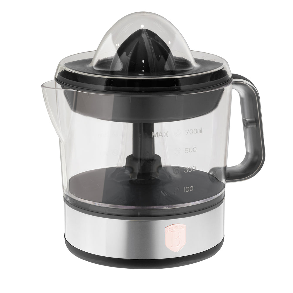 BerlingerHaus Exprimidor Eléctrico de Cítricos / Exprimidor de Naranjas Negro Roségold - 0,7 L - 40 W