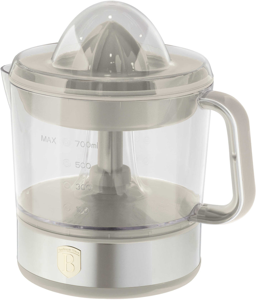 BerlingerHaus Exprimidor Eléctrico de Cítricos / Exprimidor de Naranjas Mate Crema - 0,7 L - 40 W