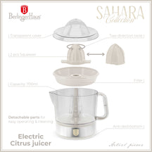 BerlingerHaus Exprimidor Eléctrico de Cítricos / Exprimidor de Naranjas Mate Crema - 0,7 L - 40 W