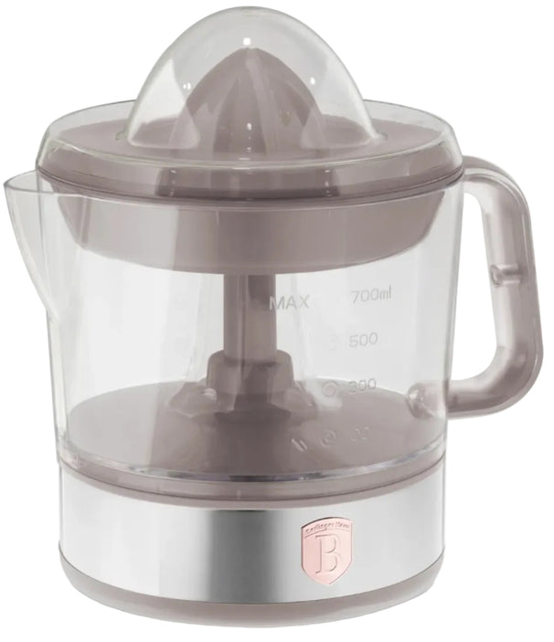 BerlingerHaus Exprimidor Eléctrico de Cítricos / Exprimidor de Naranjas Taupe - 0,7 L - 40 W