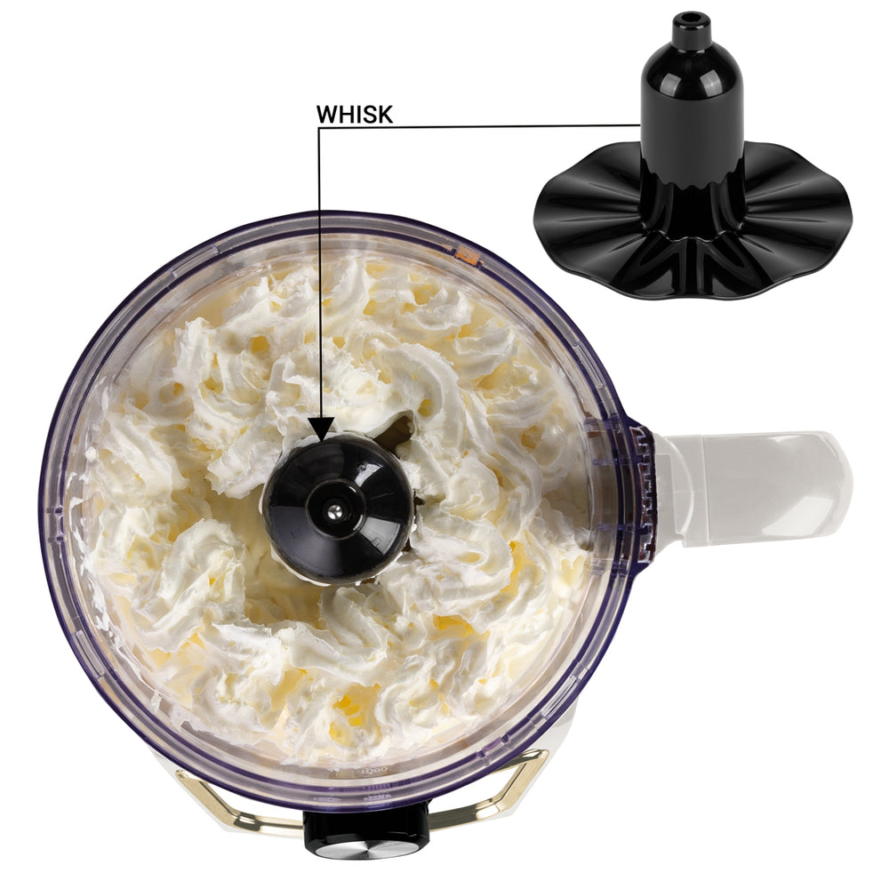 BerlingerHaus Procesador de Alimentos 8-en-1 Mate Crema - 500W