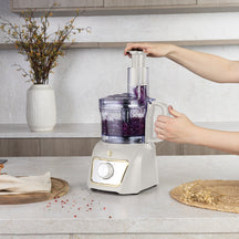 BerlingerHaus Procesador de Alimentos 8-en-1 Mate Crema - 500W