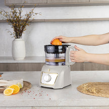 BerlingerHaus Procesador de Alimentos 8-en-1 Mate Crema - 500W