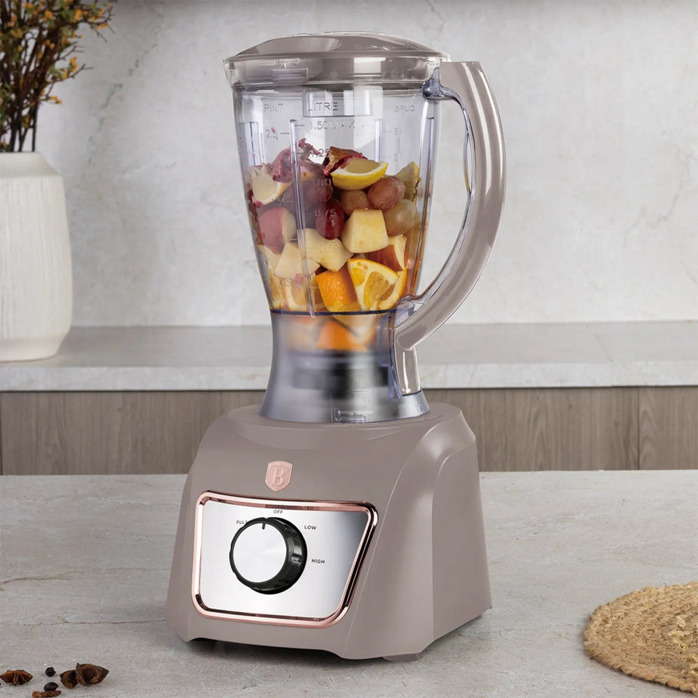 BerlingerHaus Procesador de Alimentos 8-en-1 Taupe - 500W