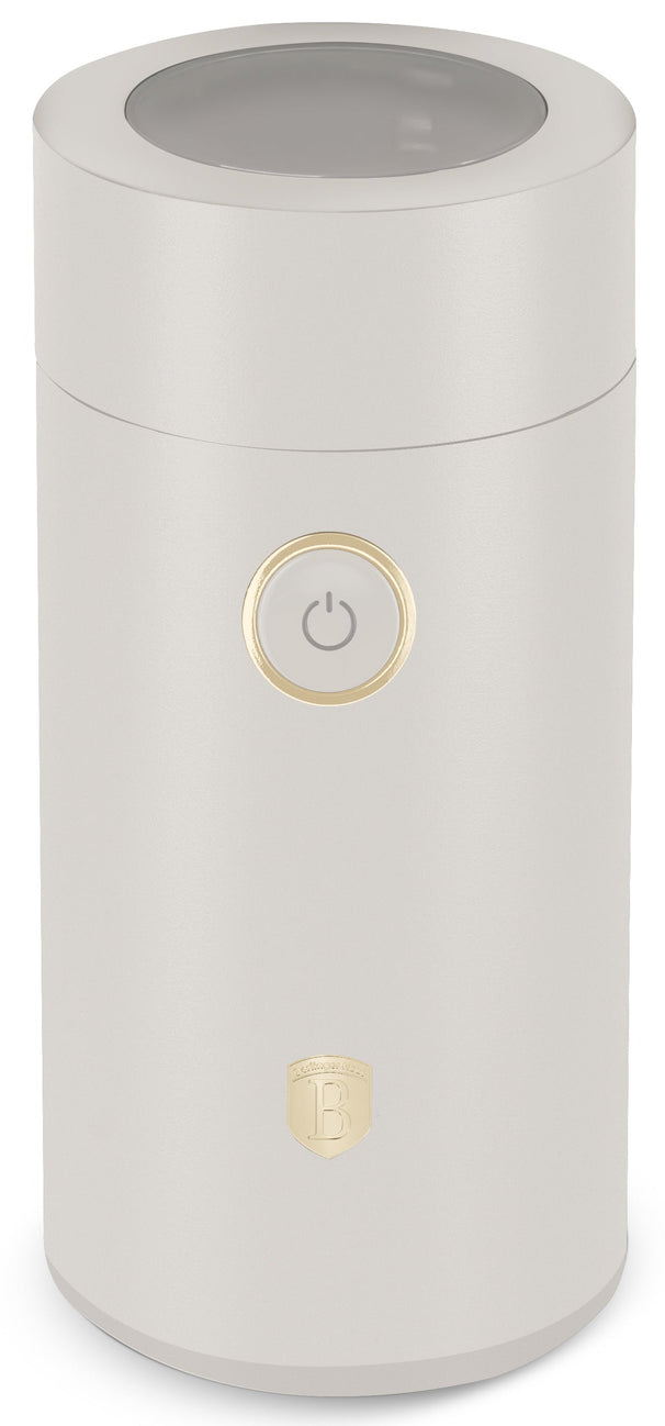 BerlingerHaus Molinillo de Café Eléctrico / Molinillo de Granos de Café - Mat Crème - 150W